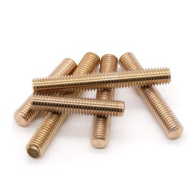 China Wholesale DIN975 Brass End Double All Threaded Rods Metal Thread Stud Full Threaded Bar for sale