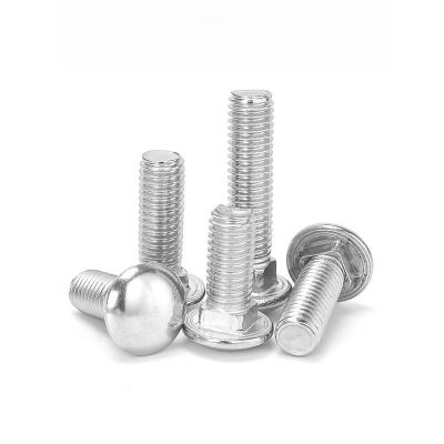 China Fastener Supplier China 304 Stainless Steel Galvanized Mushroom Shaped Head M3 Round Carriage Bolt for sale