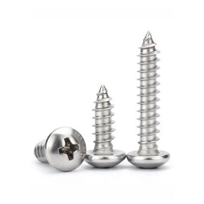 China Stainless Steel Phillips Fastener Pan China Cross Pan Head SS Aluminum Self Tapping Screw Pan Head Self Tapping Screw for sale