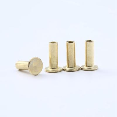 China Heavy industry factory direct high quality brass large flat nut female rivet nuts for sale