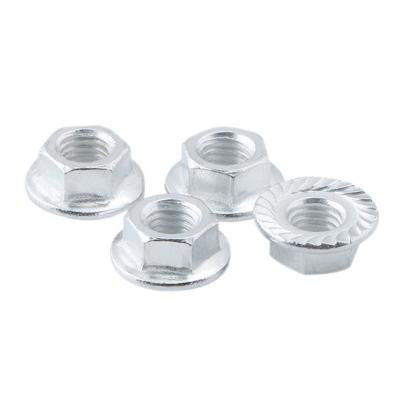 China Hot Selling TOP 10 Heavy Industry GOOD Aluminum Fastener DIN6923 Hexagon Head Flange Nuts With Serrated for sale