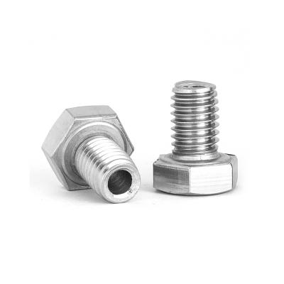 China Popular Stainless Steel Fastener M8 M10 Hex Head Cavity Bolt for sale