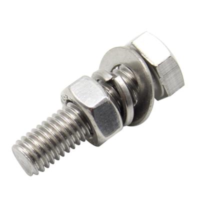 中国 Low MOQ m36 din933 din934 stainless steel hex bolts and nuts set of stainless steel 販売のため