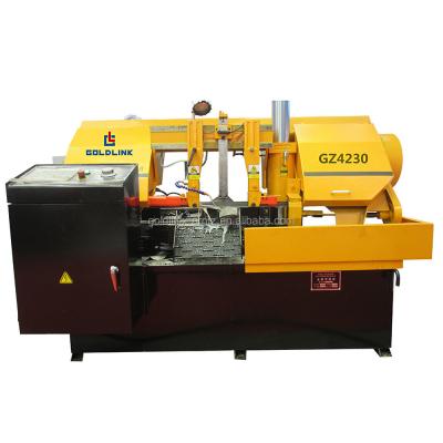 China Building Material Stores GZ4232 CE Certified Horizontal Metal Steel Iron Sawing CNC Fully Automatic Metal Strip Saw Machine for sale