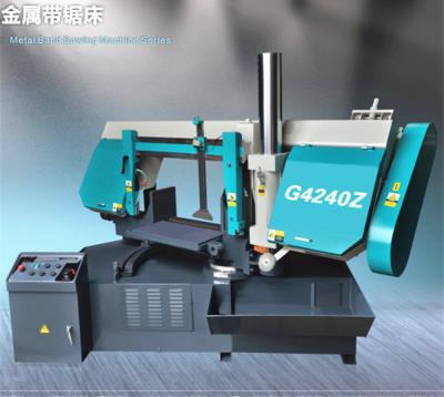 China Angle Cut Band Saw Horizontal Angle Miter Cut 45 Degree 60 Degree Miter Band Saw Machine for sale