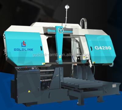 China Building Material Shops Double Square Column Gantry Style Metal Bandsaw for sale