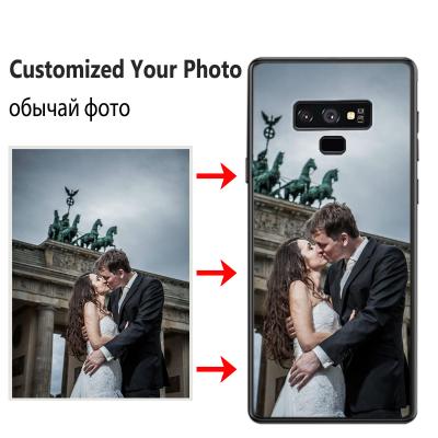 China Half-wrapped Personal Case Custom DIY Soft Silicone Cover To Picture Phone Case for sale