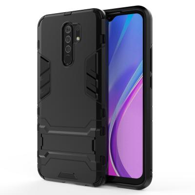 China Full Protection Hard PC TPU 2 in 1 Kickstand Robot Phone Case Armor For Xiaomi Redmi Note 9Pro Max 9 Note9S Note9Pro for sale