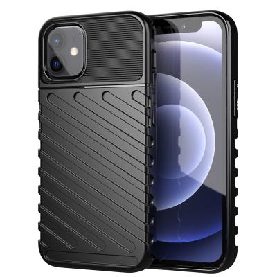 China Full Protection TPU Slim Crossgrain Sling Rugged Phone Case For iPhone12 Back Cover For iPhone 12 Pro Max Mini for sale