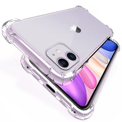 China Hot Selling Shockproof Clear Transparent TPU Airbag Phone Bumper Case For iPhone 13 13Pro Max for sale