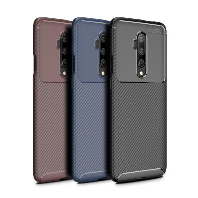 China Newest Half-wrapped Case Beetle Carbon Fiber TPU Case For OnePlus 8T Lightweight Phone Case For OnePlus 7T OnePlus 8T for sale