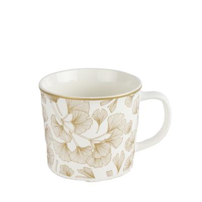 China Genuine goods of matted finish luster Nordic style bone china cup of reasonable price 350ml at a new for sale