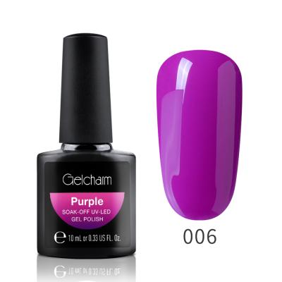 China Eco - Friendly 48 Different Color Gel Nail Polish Purple Laser Diamond Glitter Nail for sale