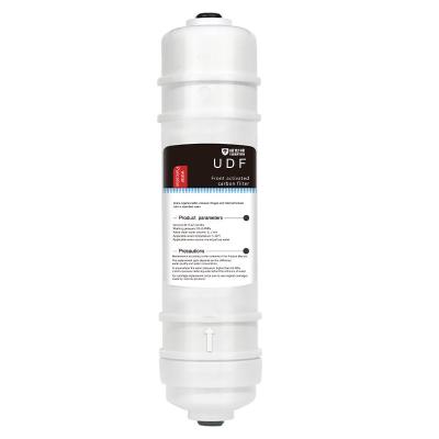 China Pre Carbon Pure Waterzuiveraar Accessoires 20% UDF Koolstoffilterpatroon Kokosnoot Te koop