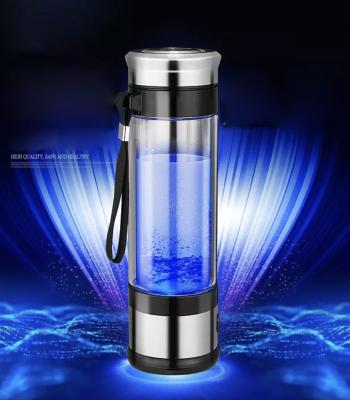 China Smart Healthy H2 Hydrogen Bottle Alkaline Hydrogen Ionizer Water Bottle for sale