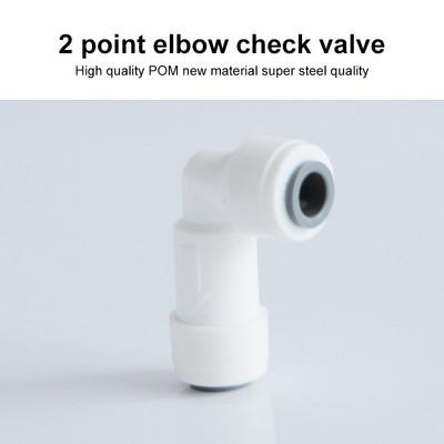 China Water Filter Fittings L Pipe Quick Connector 1/4