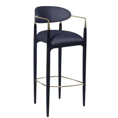 China (Height) 2022 Adjustable Customized Modern Luxury Stainless Steel Dining Chair For Hotel And Bar for sale