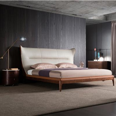 China 2022 New Trendy Easy Installation High Quality Upholstered King Size Double Bed For Bedroom for sale