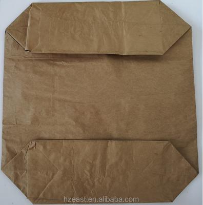 Cina Multi-layer square bottom Kraft Paper Bag with Valve seal for packaging Flour, cement, mortar, silica fume in vendita