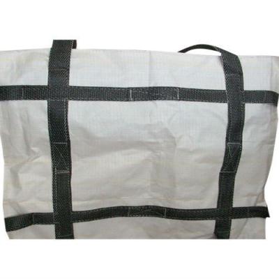 China Full Open Top PP Jumbo Bags PP Flat Bottom Super Sacks 1 Tonne Bulk Bag Te koop