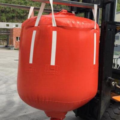 中国 PVC Recycled Jumbo Bag SF 8:1 Welded Seams For Watertight Super Big Bulk Bag Up To 2.5 Ton 販売のため