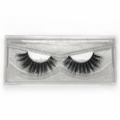 China Easy Apply WUFOREST 1 Pair Packing Wholesale Black Mink Hair Full Strip False Eyelashes Set Natural Thick Soft Fluffy 3d Eyelash for sale