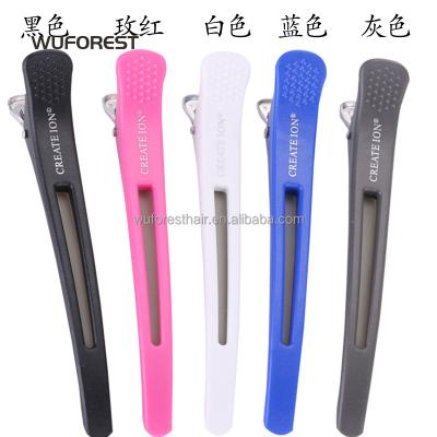 China Duck Mouth Hair Pin Clips Clip WUFOREST Professional Salon Hairdressing Styling Hair Clip Clips Plastic Styling Flat Hair Accessories for sale