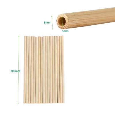 China Biodegradable Sustainable Bamboo Straws For Restaurant Beverage Sets China for sale