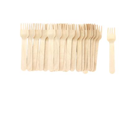 China Sustainable Wholesale Hot Sale Disposable Wooden Tableware With Fork Knife Wooden Spoon for sale