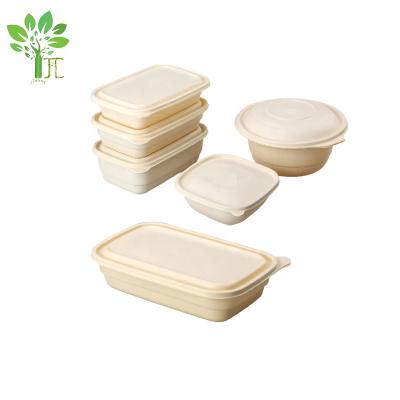 China Disposable Biodegradable Soup Bowl Take Away Food Container For Cooking for sale