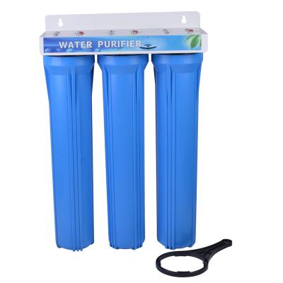 China Whole House Water Filter 3-Stage Water Filter System with Carbon Sediment GAC and Carbon Block Filters for sale