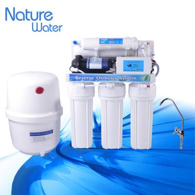 China Outdoor New Design Popular 5 Stage Water Filter RO System With Micro-control Box for sale