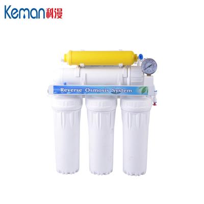 China New Design 6 Stage Outdoor Water Filter RO System Without Pump With Gauge RO Water System Drinking for sale