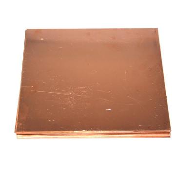 China Industrial Supplies 3mm Thickness C1100/T2 Copper Plate With 1000*2000 Per Kg Price for sale