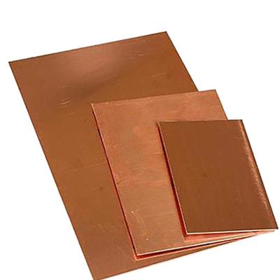 China High Purity T2 0.1mm 0.2mm 0.5mm 0.8mm Large Tinned Copper Plate / Red Copper Plate Srength China Wholesales for sale