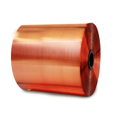 China Chinese electronic application supplier sells 99.9% high quality wholesale copper strip, copper coil, copper foil at low price for lithium batteries for sale