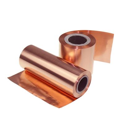 China Electronic Application High Quality And Low Price 6~20um ED Lightweight Copper Lithium Ion Battery Double Foil for sale