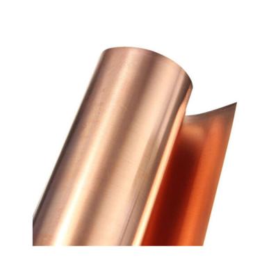 China Application 200mm Wide Raw Material Electronic Red Copper Copper Foil For Lab Negative Lithium Ion Battery Substrate for sale