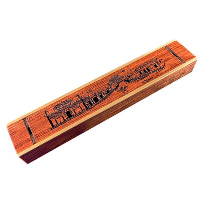 China 1 PC Chinese Classic Middle East Incense Desktop Ornament Censer Hollow Carved Wood Censers for sale