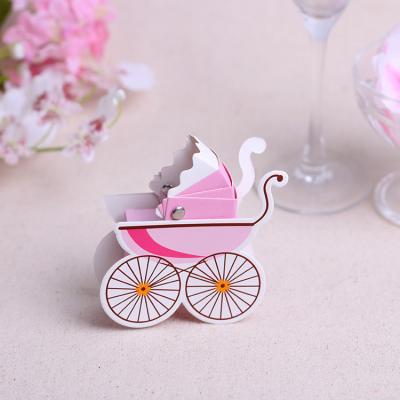 China Cute Newborn Party Props Baby Footprints Candy Boxes Birthday Party Table Decor Wedding Favors Baby Shower Candy Box for sale