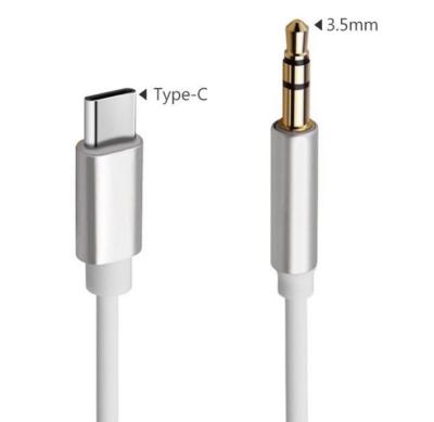 China Cell phone 1m Digital type c converter to support aux. 3.5mm Samsung Google Earphone Jack Adapter Converter Audio For Car iPhone To 3.5mm for sale