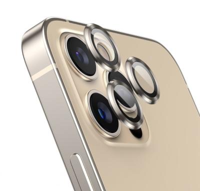 China 2in1aluminum cell phone camera lens ring protector for iphone 12 camare lens scree protector metal lens screen protector film for iphone for sale