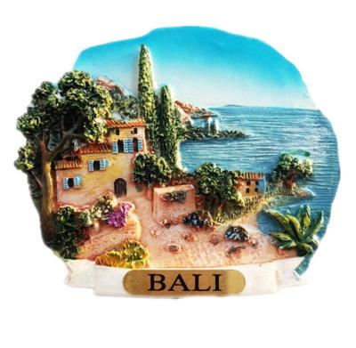 China Europe Bali Indonesia Fridge Magnet Travel Souvenir Gift Collection Craft Fridge Decoration for sale