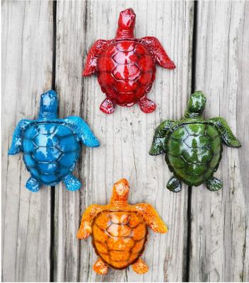 China Resin Wall Decor 4 Indoor Outdoor Prefect Cute Europe Sea Turtles Wall Decor 5 Set for sale