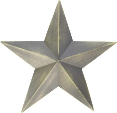 China Custom Europe House Vintage Style Metal Barn Indoor Hanging Star for sale