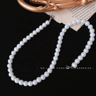 China Other Gift Supplier Factory Main Product White Cultured Freshwater Pearl Necklace for sale