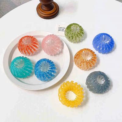 China Japan and Korean Style Shape Women's Bird's Nest Growing Clips Crystal Tail Hair Bun Holder Claw Pins Hairdresser for sale