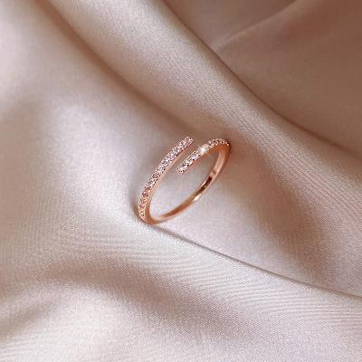 China Fashion CLASSIC Personality Single Adjustable Opening Ladies Ring for sale