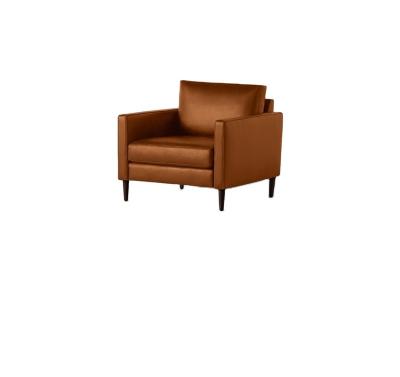 China High Quality Storage Factory Selling New Modern Leather Single Sofa Cover Sofa for sale