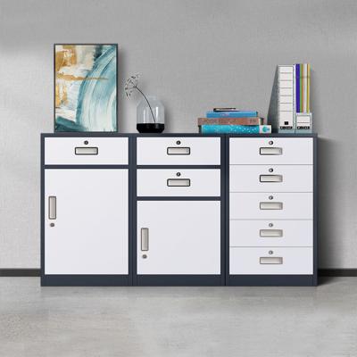 China Zhongshan Modern Minimalist Convertible Home Storage Cabinet Manufacturers Wooden File Cabinet Wholesale Modern 5 Pcs Panel for sale